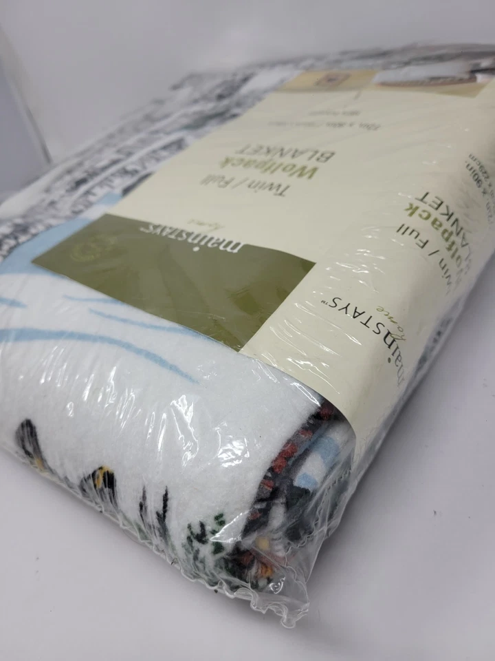 Manta Mainstays Wolfpack Cheyenne Doble/Completa 72”x90” Nueva de Colección EE. UU. Foto 4 de 4