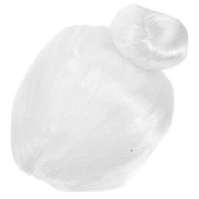 Wig Elderly Old Lady Wigs for Adult Women Grandma Halloween Costume