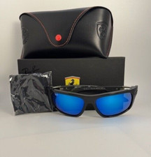 Ray Ban Ferrari Ed. RB4364M F660/55 Black 61mm/Lt Green Mirror Blue Sunglass