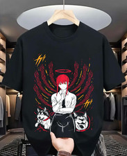 Makima Chainsaw Man T-Shirt Horror Anime Manga Otaku Denji Unisex Tee All Size