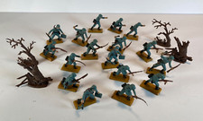 1971 Britains Deetail World War 2 German infantry soldiers 1st version. 21 piece
