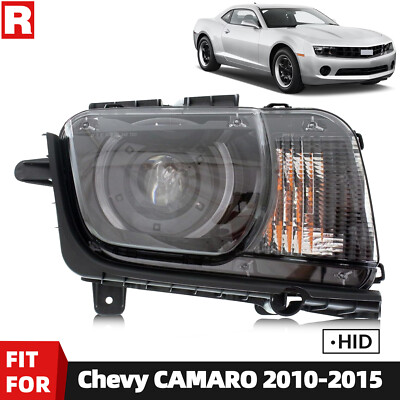 Passenger HID Headlight For 2010-2015 Chevy Camaro LS SS LT 2012-15 Camaro ZL1