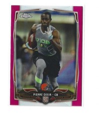Pierre Desir 2014 Topps Chrome Pink Refractor #'d /399 Cleveland Browns RC #189