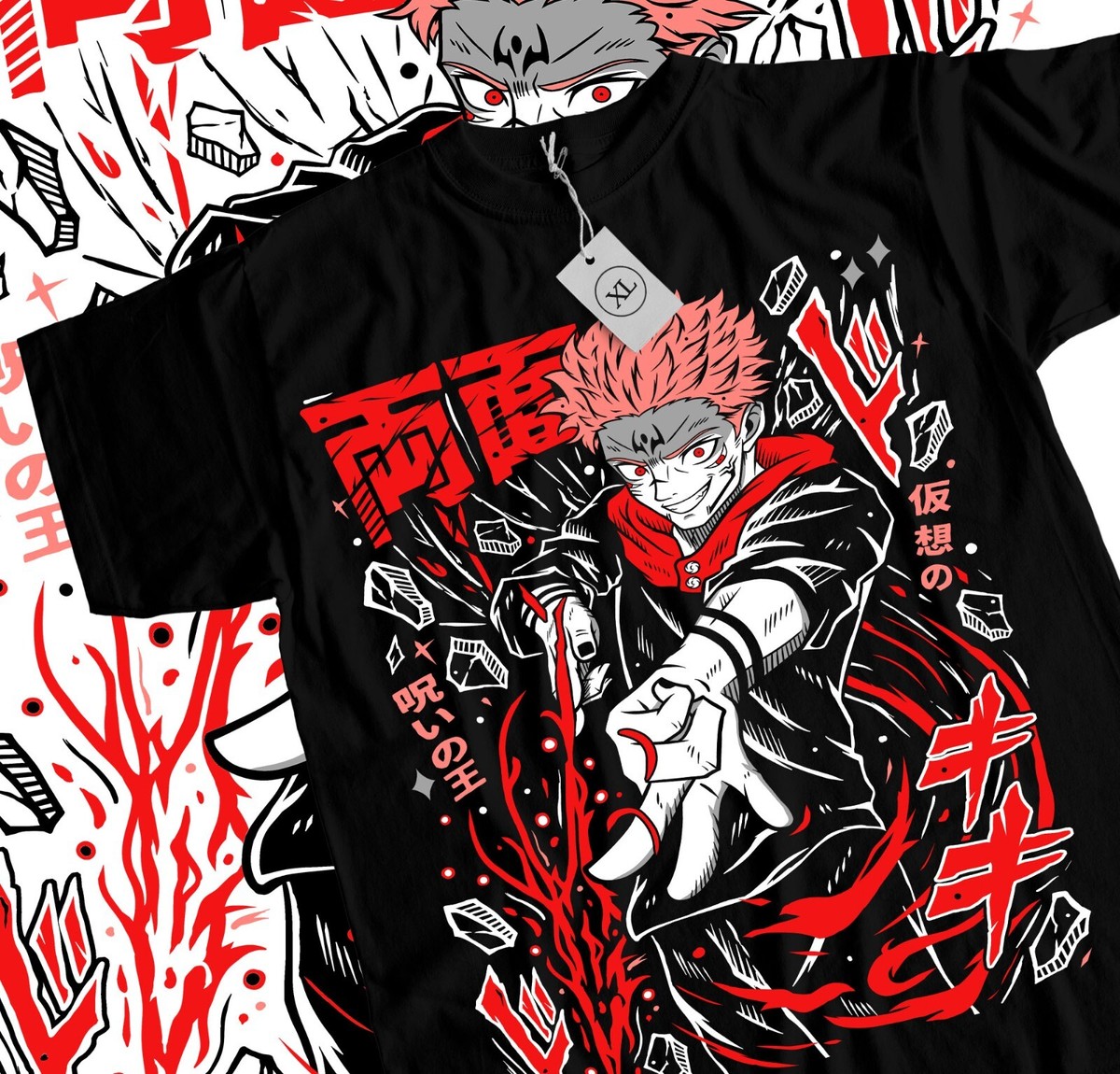Gojo Satoru T-Shirt Megumi Itadori Yuji Jujutsu Kaisen Sukuna