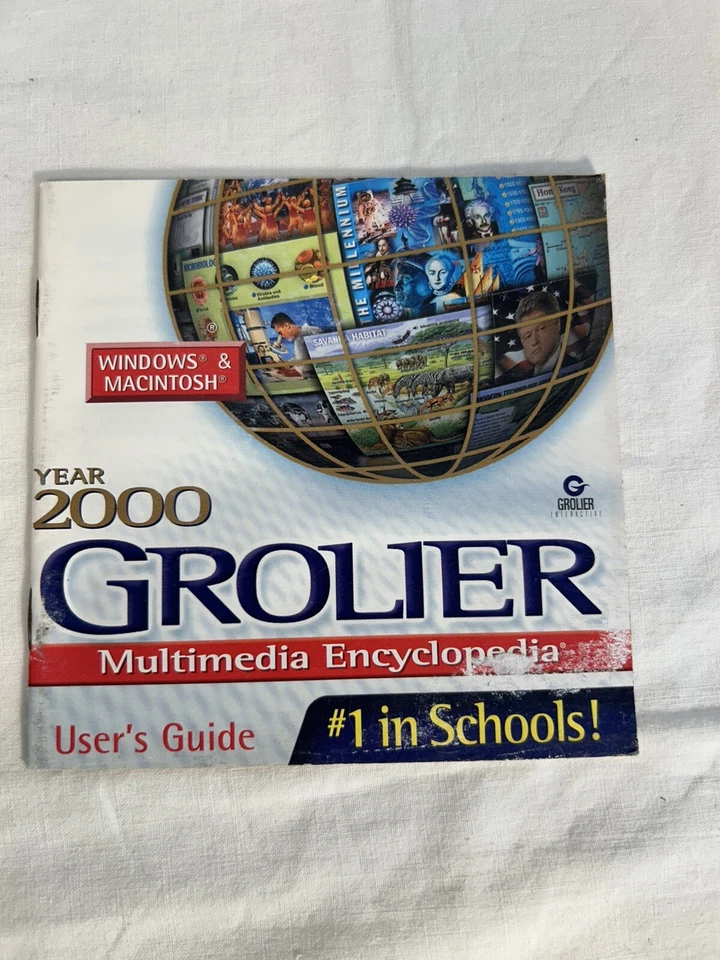 2000 Grolier Multimedia Encyclopedia & manual  PC Windows 98/95/NT - Image 3 of 4