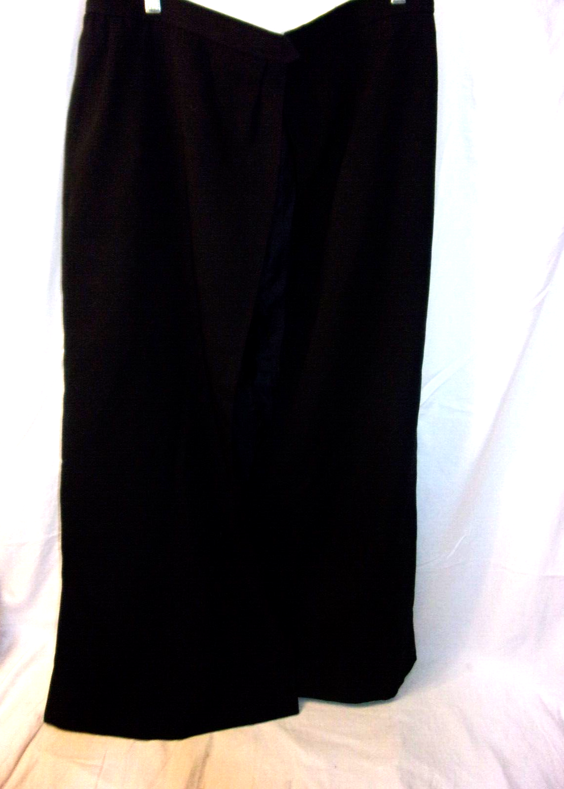 GONNA LUNGA SAINT LAURENT "Rive Gauche" taglia 38 US 8 nera 100% lana ottime condizioni