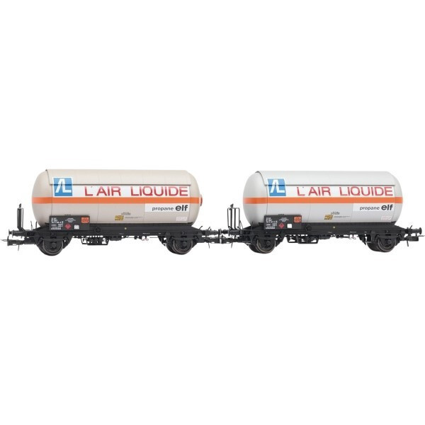 Wagons-citerne Air Liquide SNCF Ep. IV HJ6287 pour convoi HO