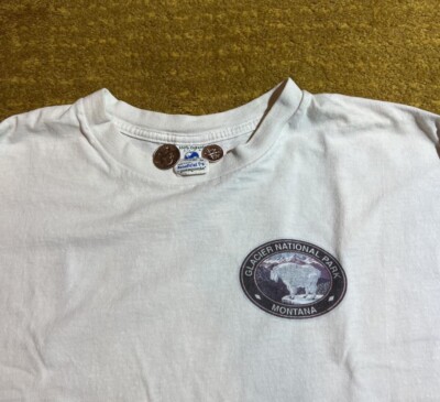 シャツ Vintage Patagonia Beneficial T Medium LS Shirt Glacier National
