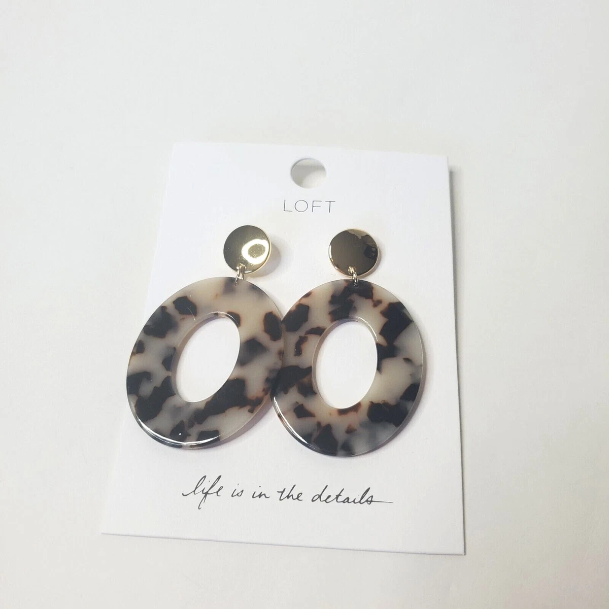 Loft tortoise earrings clearance