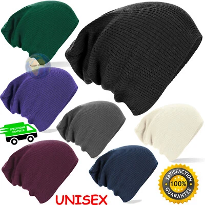 Bonnet Long Beechfield Hommes Chapeau Hiver Froid Chapeau Neige Unisexe - Photo 1/4
