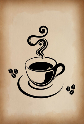 Dekoschild - Coffee-Time Tasse - Kaffee Geschenk, Schild Kaffeezeit Küche Café