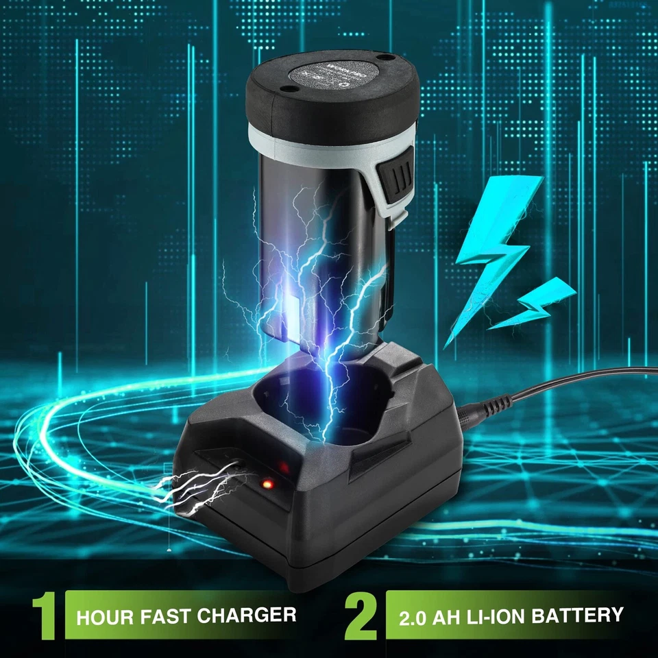 Mini motosserras WORKPRO 3 em 1 detalhe sem fio lixadeira elétrica ventilador combo - Imagem 3 de 4