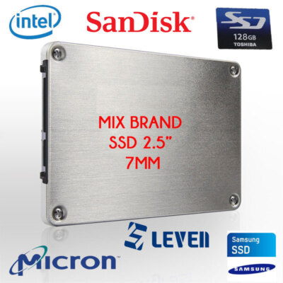 128GB 256GB 512GB 2TB SSD 2,5'' SATA Solid State Drive Laptop Desktop PC Posten Bulk
