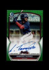 2023 Bowman Chrome Mega Autograph Green Ref Ambioris Tavarez 6/99 A41 091