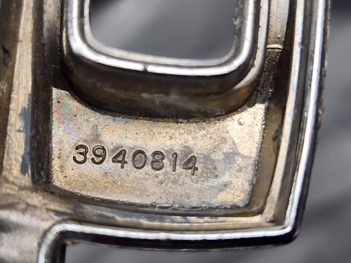 OEM 1969 1970 Chevrolet C/20 Front Fender Emblem Badge 3940814 0580 A4 - Picture 4 of 4