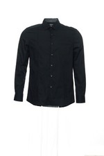 Kenneth Cole Reaction Black Button Down Shirt Sport M 66