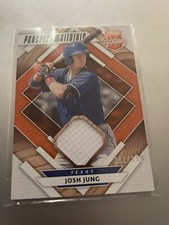 2020 Panini Elite Extra Edition Prospect Materials Orange /199 Josh Jung Rangers
