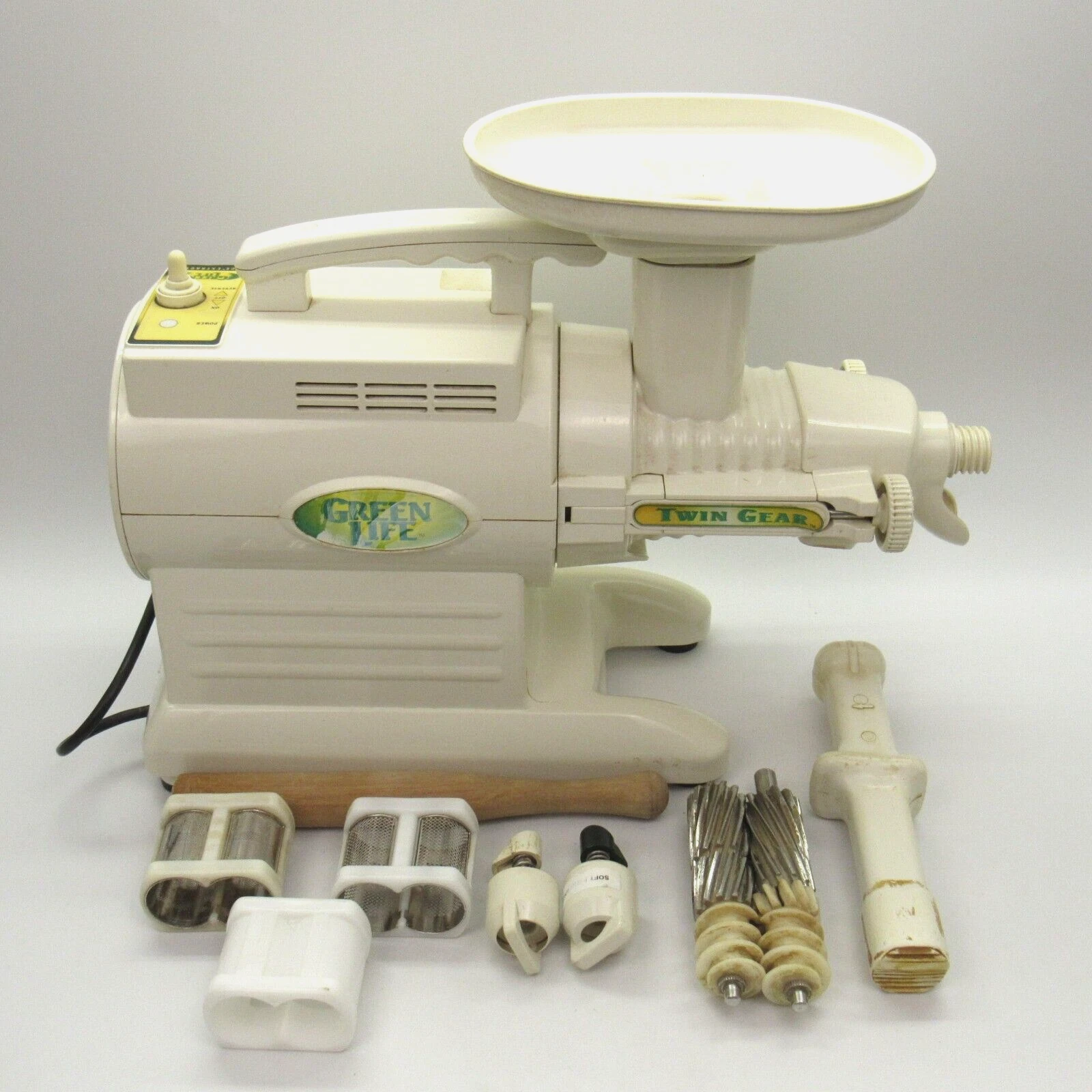 Green Life Juice Extractor Masticating Juicer GL-20001 Wheatgrass - STAINED READ
Opens in a new wind