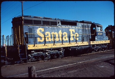 Original Rail Slide - ATSF Santa Fe 4510 Clovis NM 12-1976 SD24 | eBay