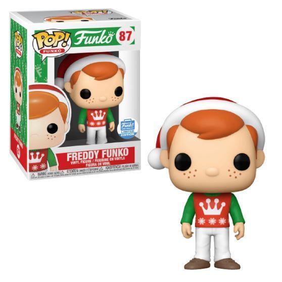 Funko Pop SANTA FREDDY FUNKO Vacaciones de Navidad FUNKO SHOP EXCLUSIVO 87 NUEVO