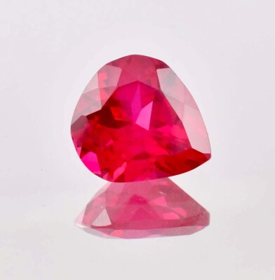 HUGE 11.25 Ct (100% Natural) Mozambique Blood Red Ruby Gemstone (GIT) Certified