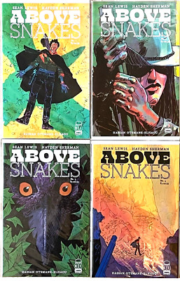 ABOVE SNAKES #1 2 3 4 SET HAYDEN SHERMAN 2022 IMAGE COMICS NM
