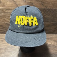 Vintage Jimmy Hoffa Hat Script Signature Snapback Trucker Cap