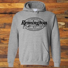 Remington American Gunmaker Guns Firearms Gray S to 3XL