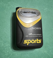 Vtg Sony Walkman Sports Radio Sony AM/FM SRF-86 W/ Belt Clip Tested, Working