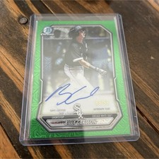 Topps Bowman Chrome Billy Carlson White Sox Prospect Auto 89/99 BMA-BC (2024)