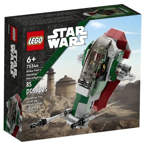 New Lego Star Wars 75344 Boba Fett's Starship Microfighter 85 Pcs Building Toy