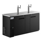 Black Kegerator / Beer Dispenser with (2) 2 Tap Towers - (3) 1/2 Keg CapacityOpens in a new window or tabBrand New