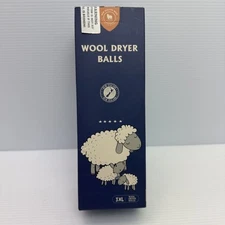 100% Organic XL Wool Dryer Balls Laundry Cleaning Natural Fabric Softener 3 Pack