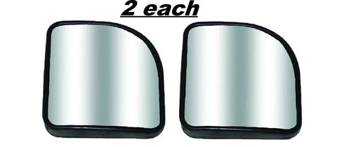 CIPA 49403 Set of 2 Corner Wedge 3" x 3" Stick-On Convex HotSpot Mirrors