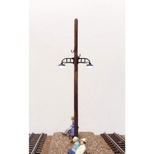 Modellbau Veit 20016 Bahnhofslampe Steinbach, Fertigmodell, beleuchtet H0e + Neu