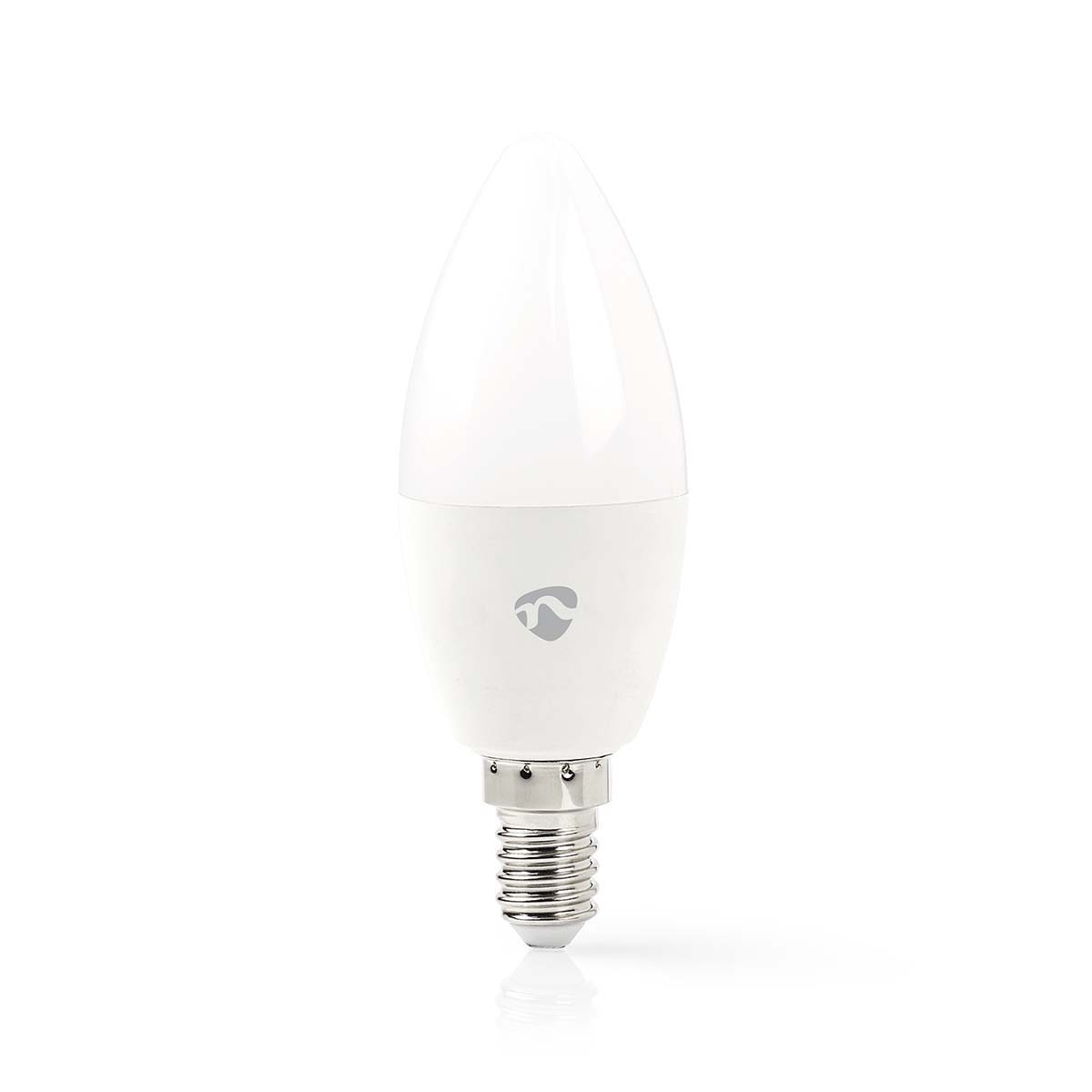 Ampoule connectée Wi-Fi Nedis LED RGB E14 470lm forme bougie luminaire intelligent blanc