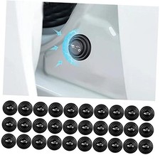 30PC Car Door Shock Absorbing Gasket,Car Door Protector Black Car