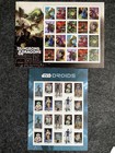 (2021 2024) 2 Sheets USA Forever stamps MNH Dungeons & Dragons D&D Star Wars.