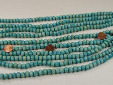 10 Strands 15" 8mm x 10mm India Handmade Water Buffalo Bone Beads QBQ-6   