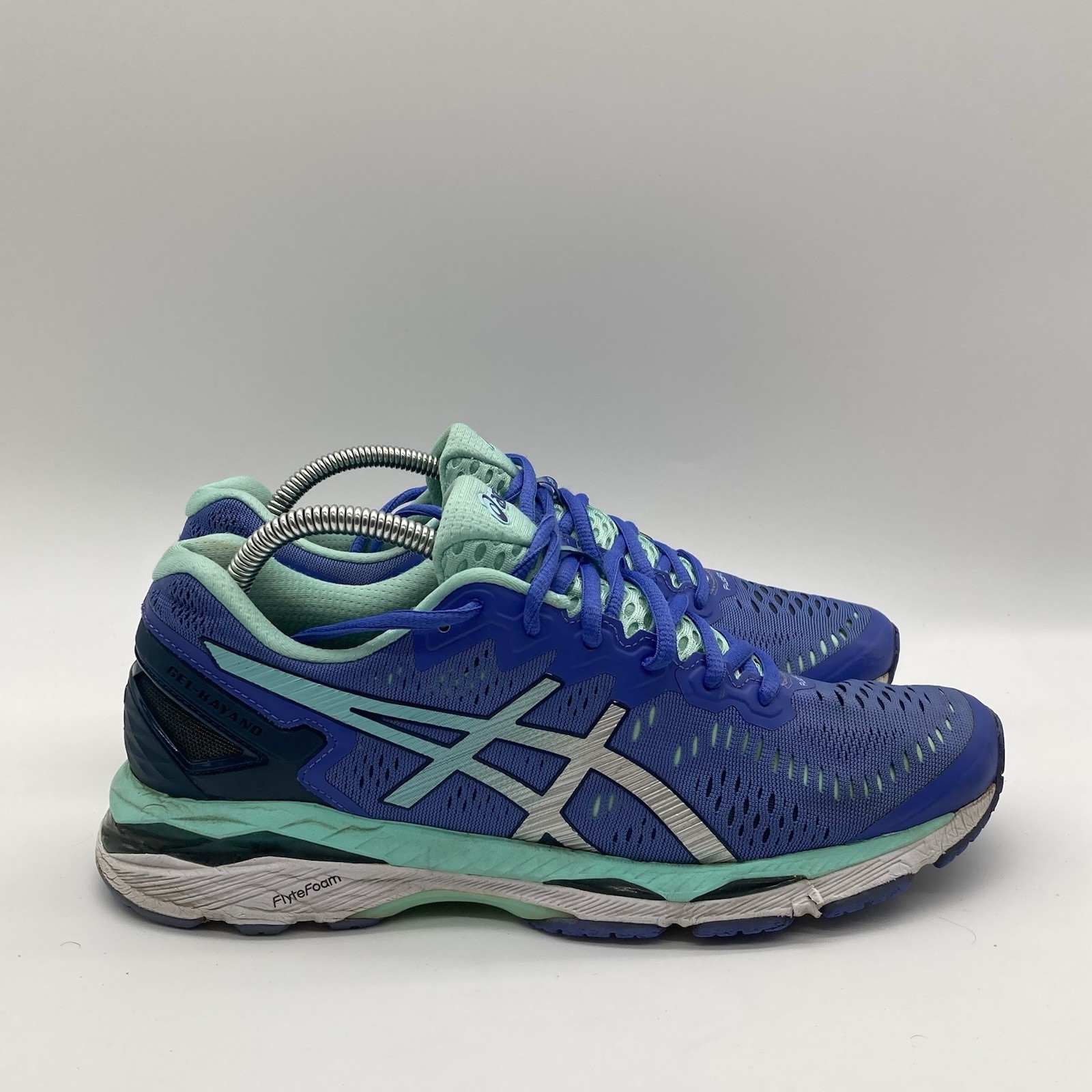 Womens Size 10 Asics Blue/Mint Gel Kayano 23 Dynamic Duomax Flyte