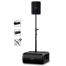 Bose S1 Pro Wireless PA Package With Sub1 Powered Bass Module and accessories