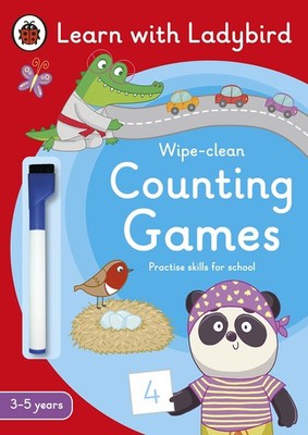 Counting Games: A Learn with Ladybird Wipe-clean Activity Book (