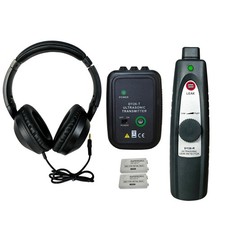 INNTURT Professional Ultrasonic Leak Detector Kit for Medium, Grey & Black