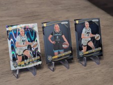 2025 Prizm WNBA #2 Hailey Van Lith White Seismic + 139 Variation Base + Base RC 