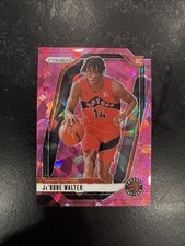 Jakobe Walter 2024-25 Panini Prizm Pink Ice Prizm Raptors RC #223