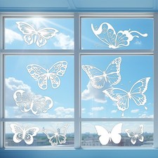 Bird Deterrent Window Clings, 16pcs Window Decals to Prevent Bird Strikes