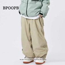 Unisex Board Ski Snowboard Pants Outerwear Loose Fit Waterproof Casual Baggy