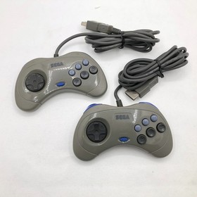 Sega Saturn Console System HST-3210 Gray 2 Controller NTSC-J Japanese Tested