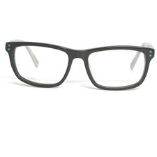 Nike 5536 070 130 Black Teal Rectangle Eyeglasses Frames Kids 21434