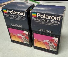 Polaroid Polachrome Film 2 Unopened Packages Film And Processing Packs 36 Exposu